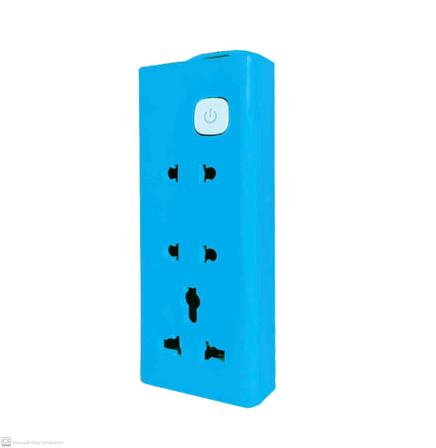 Ổ cắm có công tắc LM S28 Xanh
